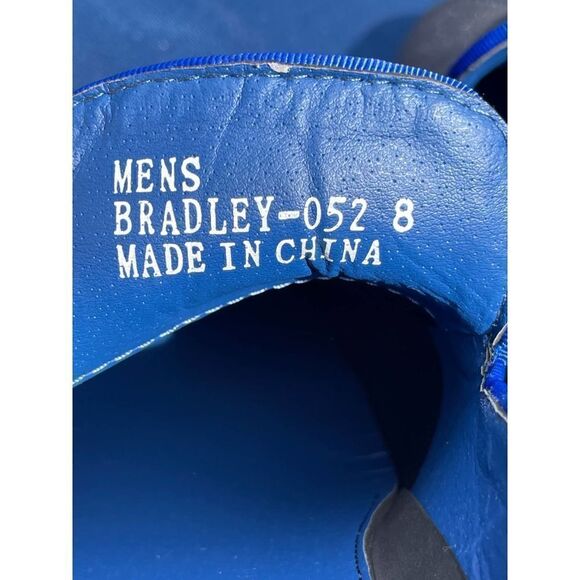 Amali Brady Royal Blue-Black Slip-on Dress Shoes Size 8 - Picture 3 of 9